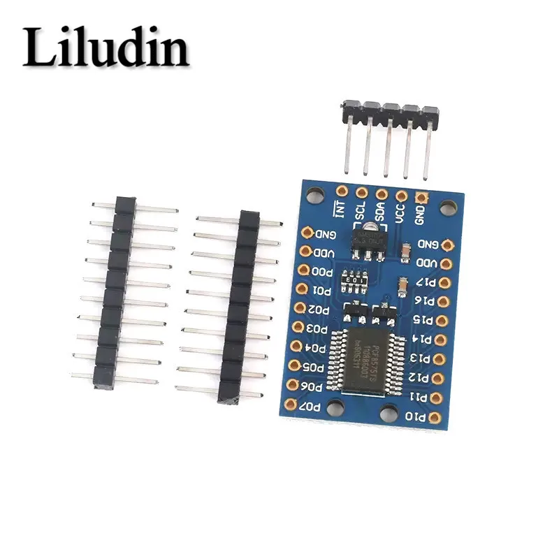 PCF8575 Module Expansion IO port Expander board DC 2.5-5.5V I2C communication control 16 IO ports For Arduino