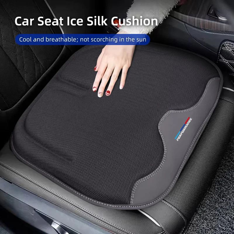 

Car Seat Ice Silk Cushion Leather Seat Anti-Slip Cover Pad Accessories For E46 E90 E60 F10 E39 F30 E36 F20 E87 E90 E70 E91 E