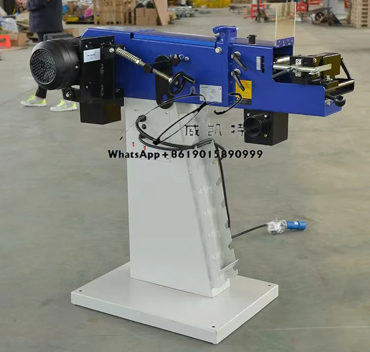 Super Quality Manual Metal Notching Machine Tube/ Pipe Cutting & Deburring Belt Sander Used Condition