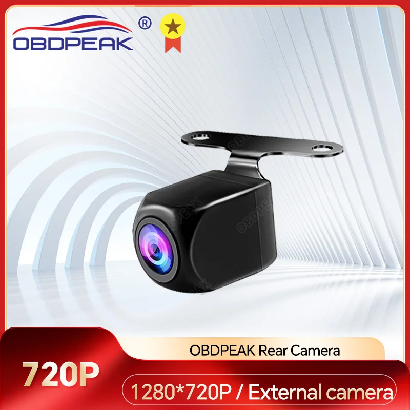 720P AHD Car Rear View Camera with 4pin for Car DVR Car Mirror Dashcam Waterproof 2.5mm Jack Rear Camera Camera For OBDPEAK T20