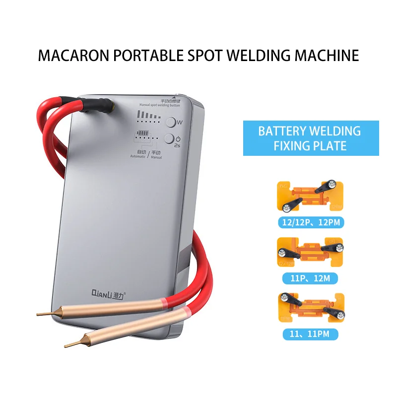 Qianli Macaron Portable Spot Welding Machine DIY Moblie Phone Battery Flex Replacement Repair Tool For iPhone 11 12 13