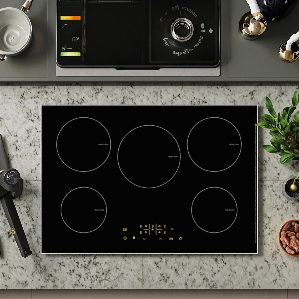 Wholesale Portable 5-Burner Induction Cooker Smart China Built-In Waterproof Glass Housing for Household Use Electric Power