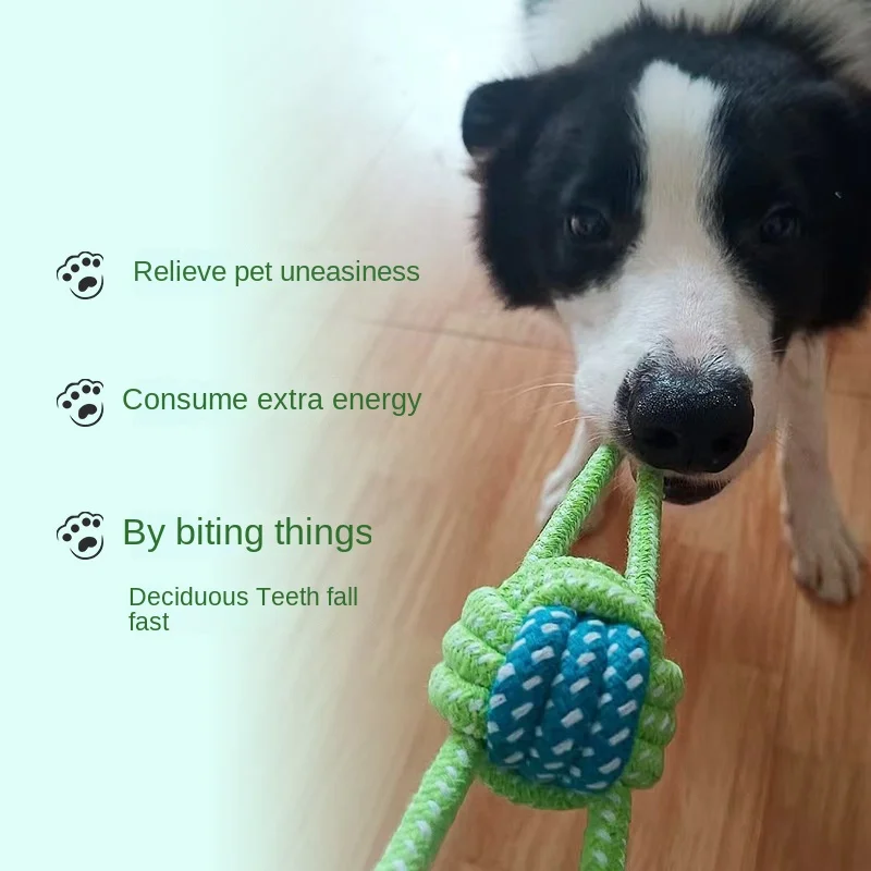 Pet Dog Toys for Large Small Dogs Toy Interactive Cotton Rope Mini Dog Toys Ball for Dogs Accessories Toothbrush Chew Puppy Toy