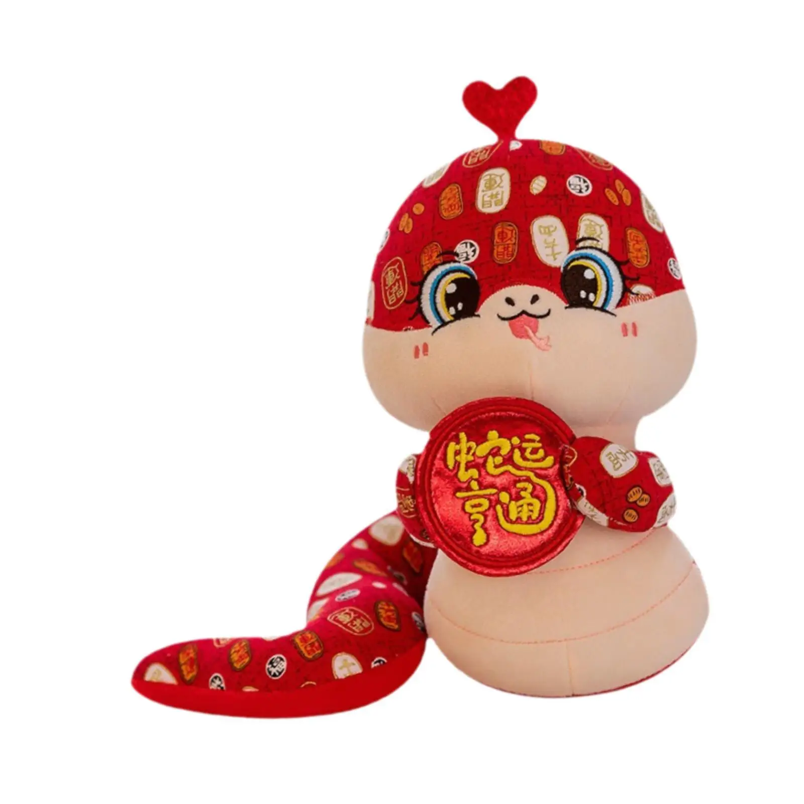Snake Plush Toy Cute Home Decoration for Chinese New Year Restaurant Parties