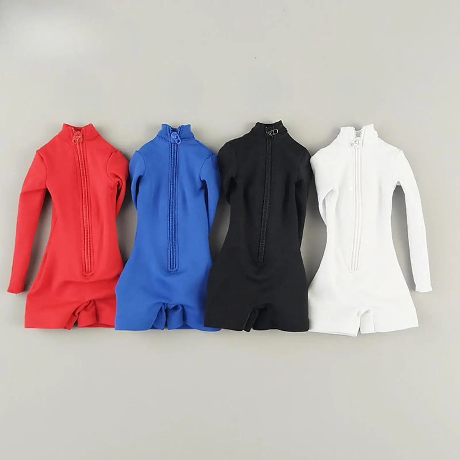 1/6 actiefiguren jumpsuit model kostuum voor 12 inch vrouwelijke poppen figuur