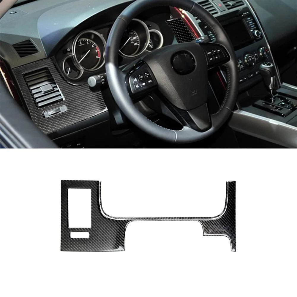 装飾トリムステッカーカーボンファイバー製サイドカバーカーアクセサリー運転席側cx-9-2010-2011-2012-2013-2014-2015