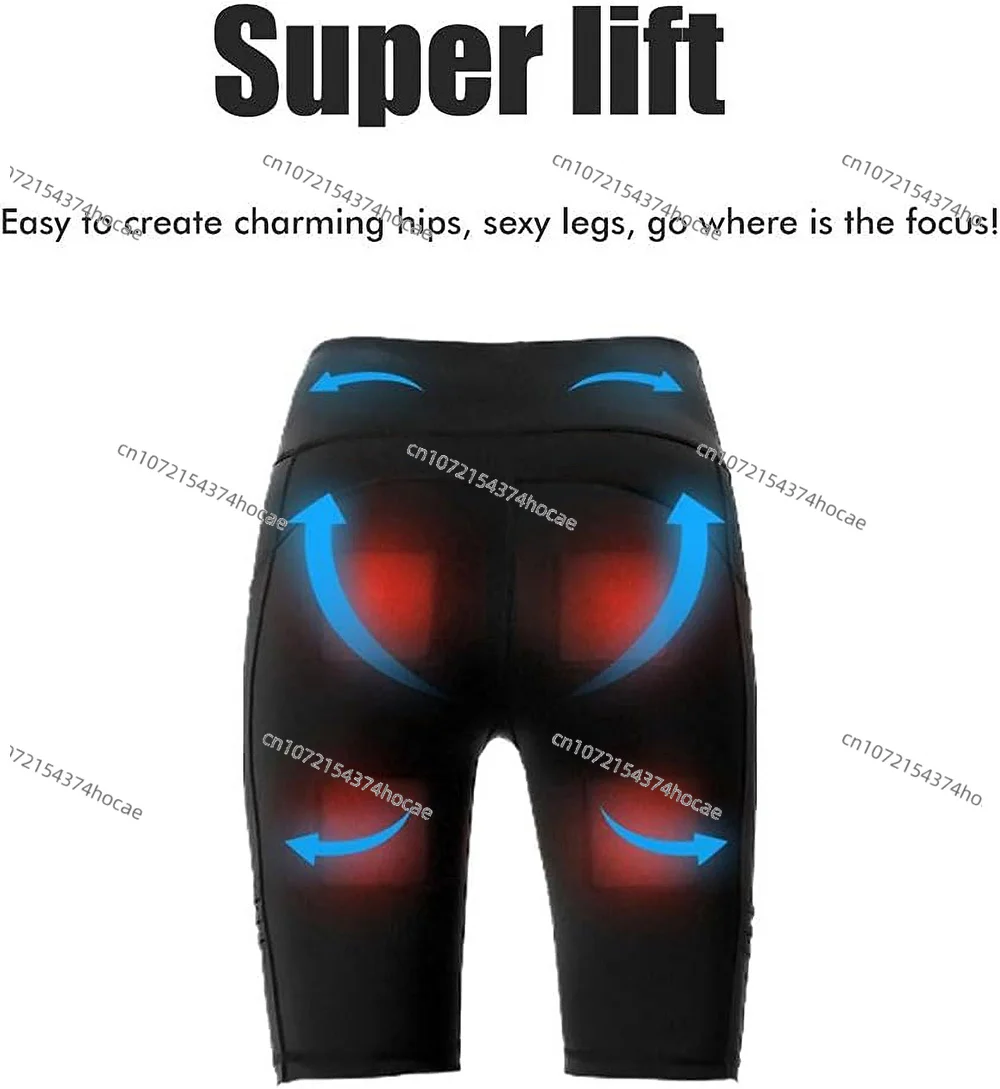 Muscle Stimulation Massage Pants Five Pants Lift Buttocks Legs Shape Smart Slimming Slim Legs Yoga Pants