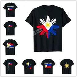 More Design Philippine Pinoy Flag Filipino Pinoy Sun T-Shirt For Men Women T Shirt Tops Cotton Tees