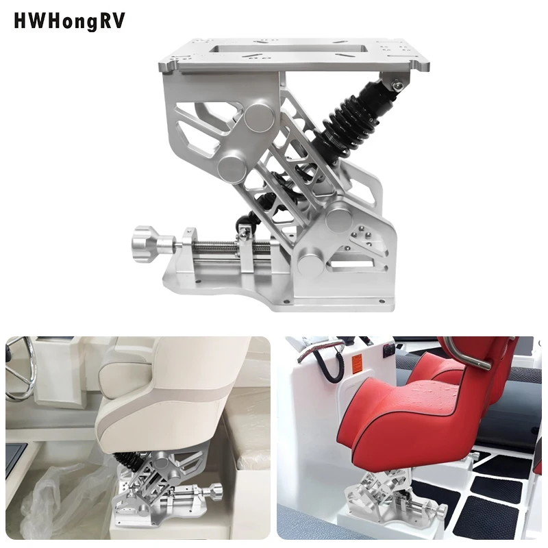 HWHONGRV Marine shock absorbing seat base suspension, marine grade heavy duty impact relief base Fast & Free Shipping