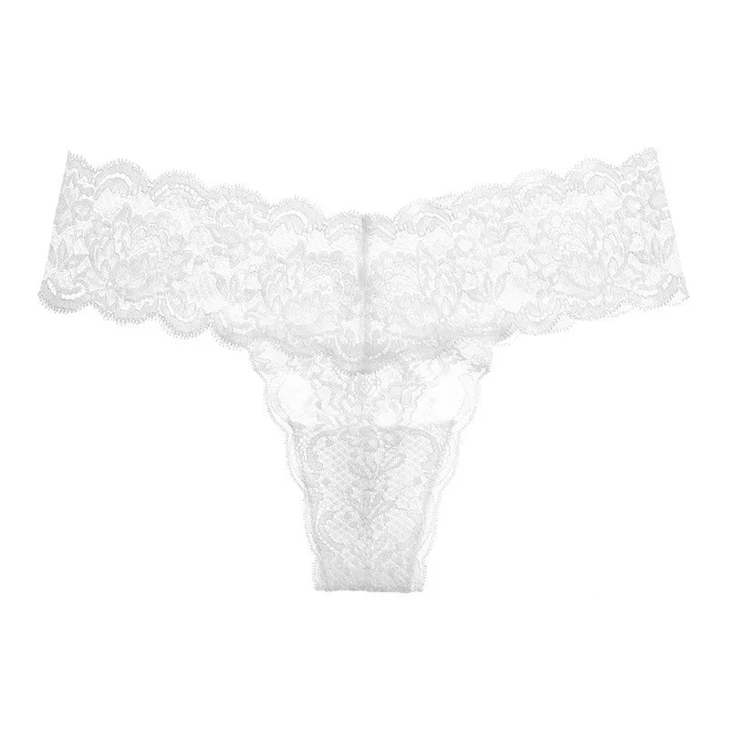 1pcs Women Sexy Lace Panties Fashion Breathable Briefs High Quality Thong Low Waist Women Underwear Plus Size Underpanty