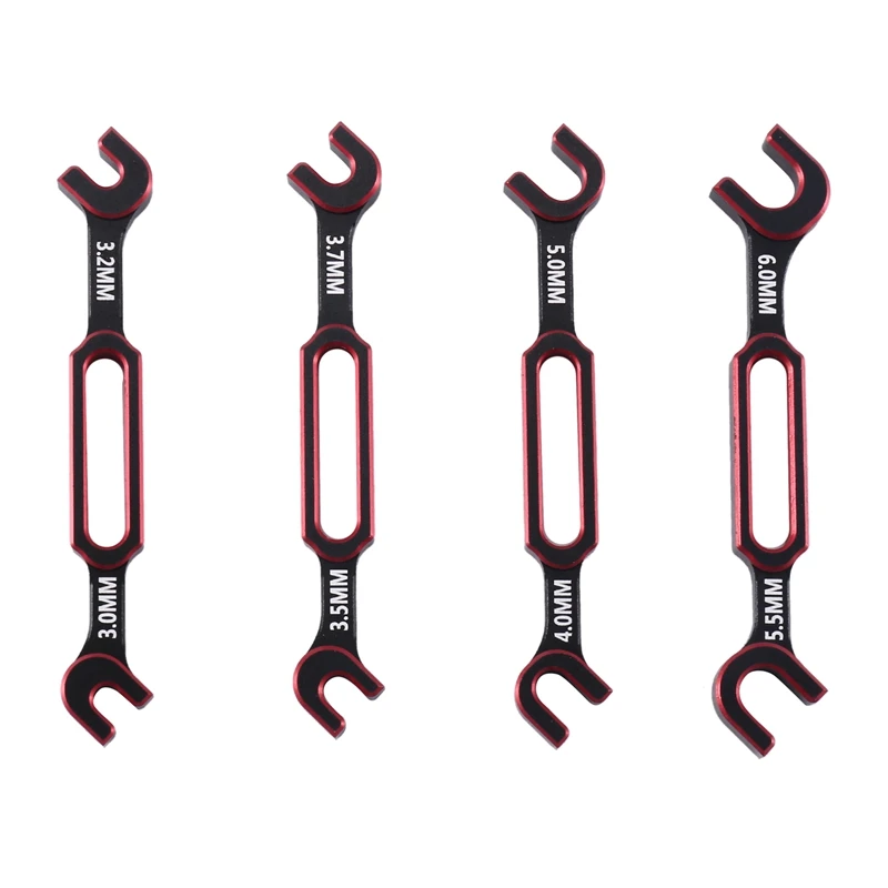 4Pcs Wrench 3/3.2/3.5/3.7/4/5/5.5/6Mm Turnbuckle Nut Ball End Joint Remover Universal Tool For RC Car Drone Boat