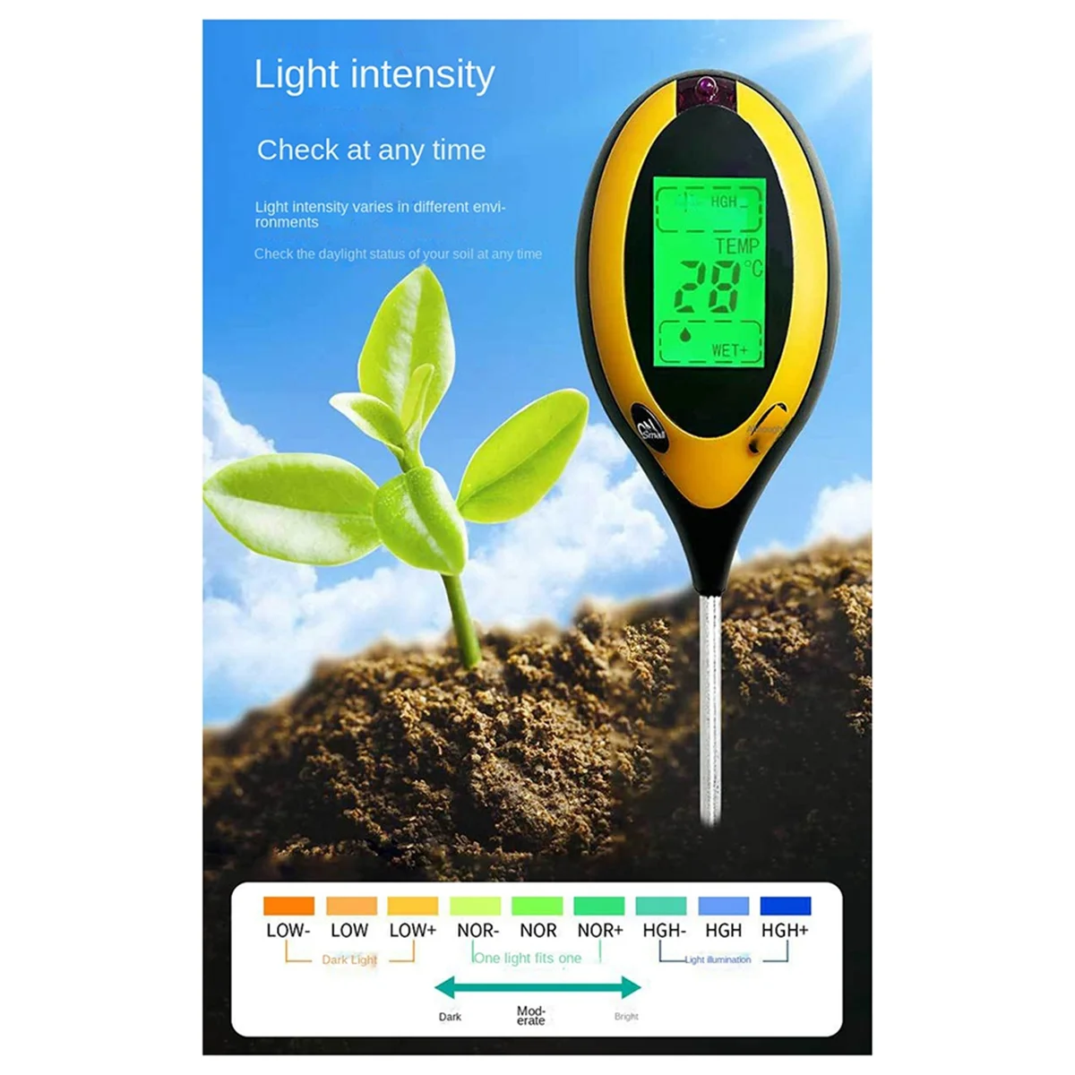 M85K 4 в 1, измеритель pH почв – обзор и цена Soil Ph Meter