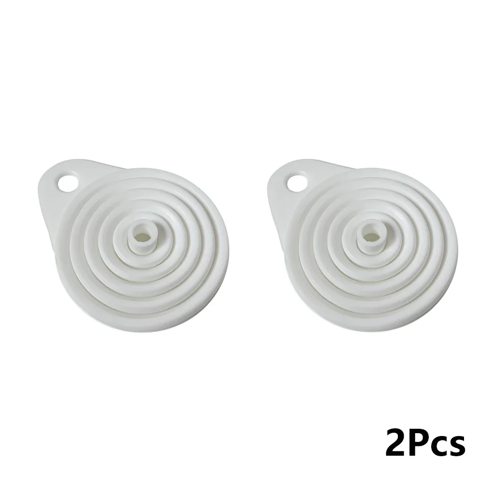 2Pcs Faltbare Auto Motor Trichter Silikon Flüssigkeit Trichter Waschmaschine Motor Öl Benzin Ändern Werkzeuge für Motorrad Auto Zubehör