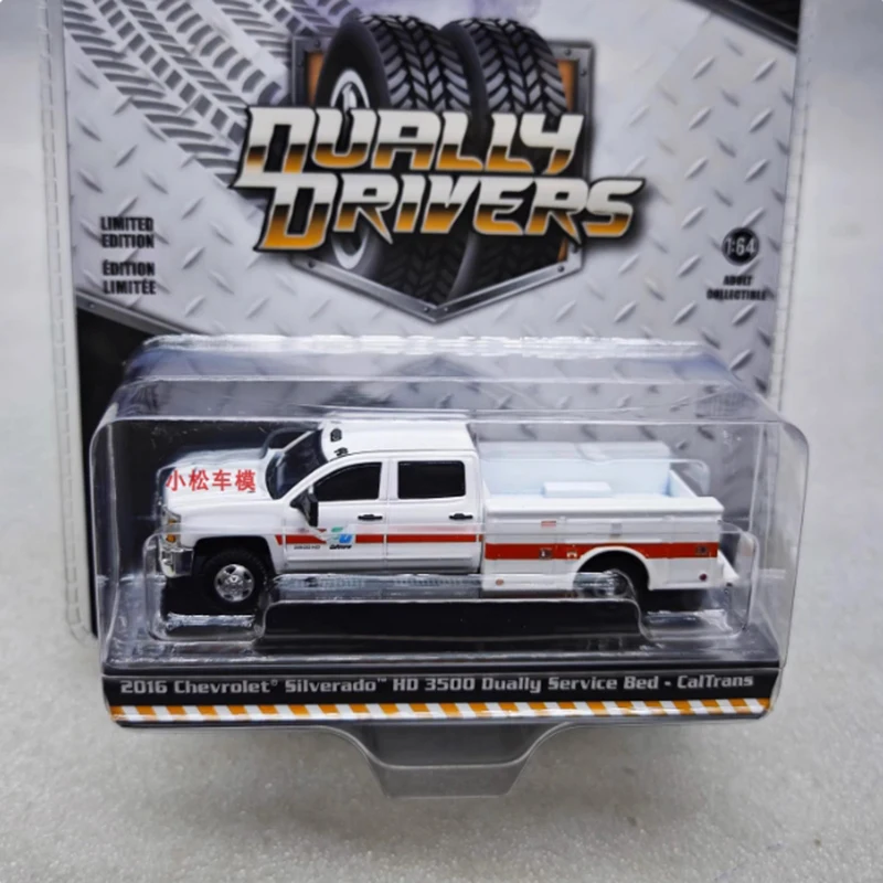 

GreenLight 1:64 Scale 2016 Silverado 3500 HD Pickup Alloy Car Model Classic Adult Souvenir Gift Static display Hobby Collection