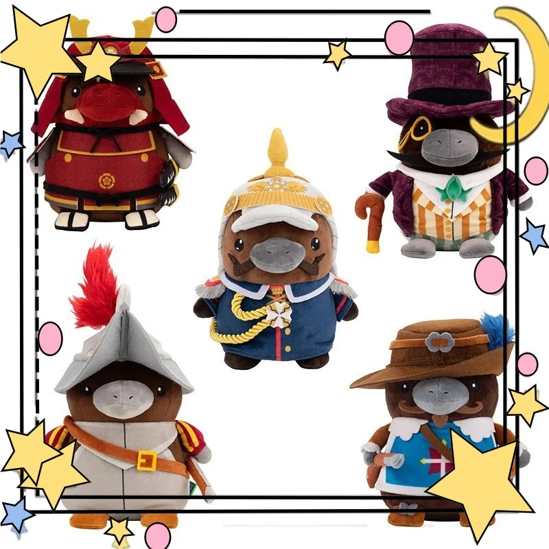 

Новый Kaiser Platy pus Steel Heart 4, игра в виде утконоса, кукла-самонт, игрушка-подвеска, коллекционная мягкая плюшевая игрушка, подарок в виде животного