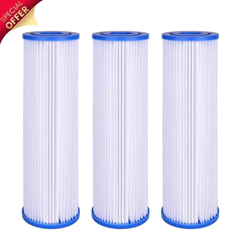 Easy Cleaning Pleated Whole Home Replacement Water Filter Universal Fits Most Major Brand Systems