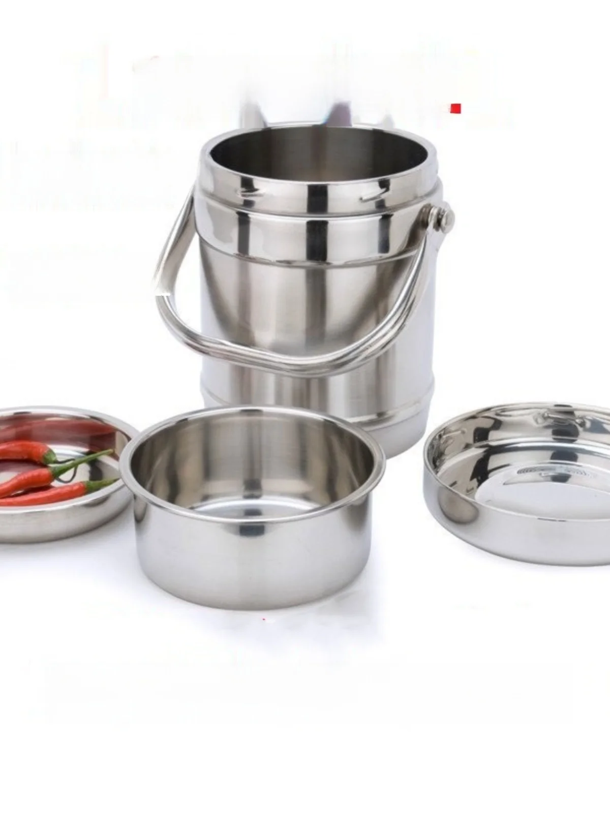 

Large Capaci Stainl Steel Insulated Lunch Box Restaurant Hotel Dining l Insulated Handheld Soup Pot Buet