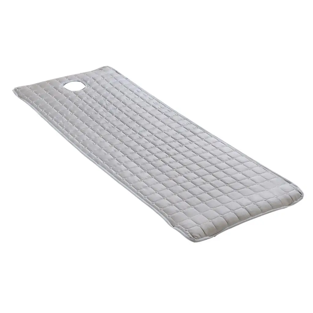 Non-slip SPA Massage Bed Mattress Thick Sheet with Elastic Bands Face Hole for Full Body Beauty Salon Hotel