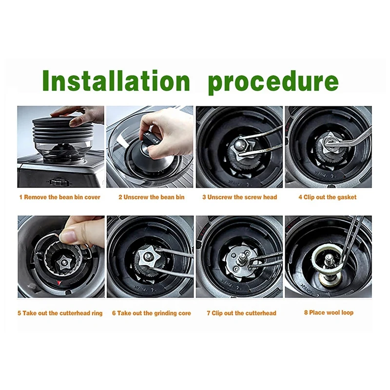 BAAG-آلة إسبريسو طاحونة استبدال ورأى غسالة لبريفيل BES870 BES878 BES880 BES980 BES990 BCG600 BCG820