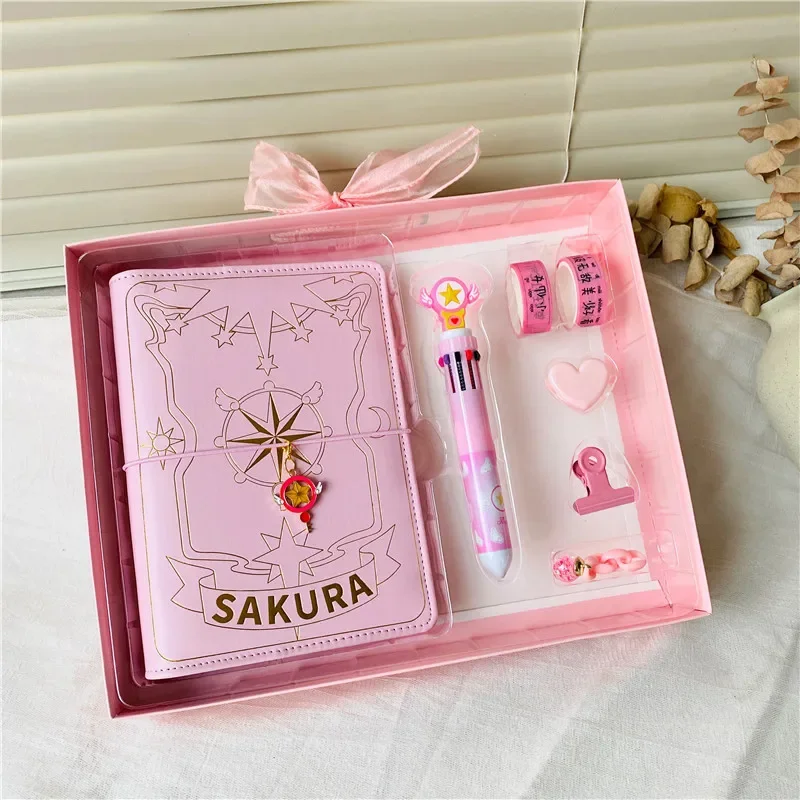 Cardcaptor SAKURA A6 Agenda Planner Notebook suit Diary Weekly Planner Goal Schedules Organizer Notebook girls School Stationery