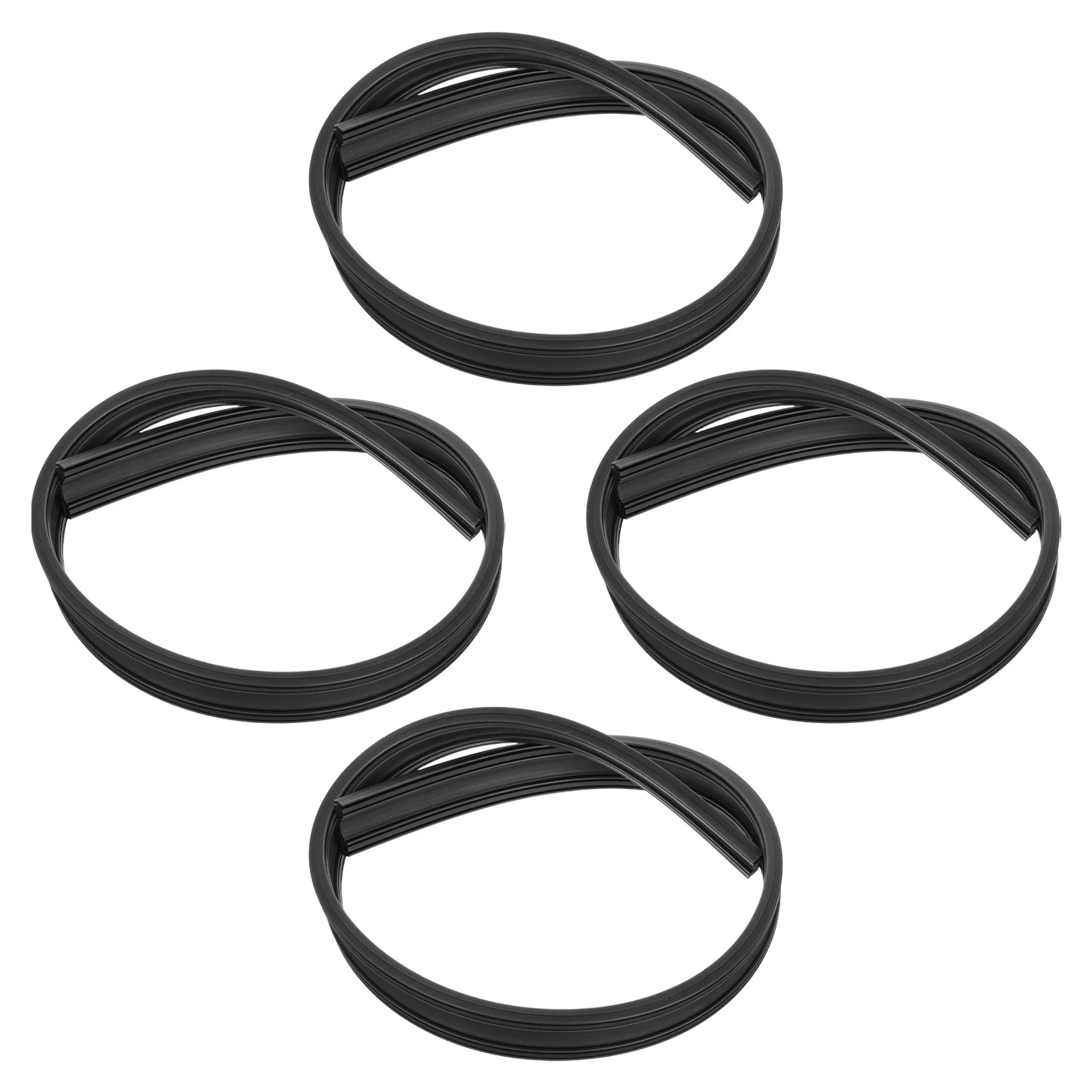 

4pcs Universal Car Windshield Refills Strips Replacement For Front Rear Windows Long Lasting Non Frame Blade Inserts Windshield
