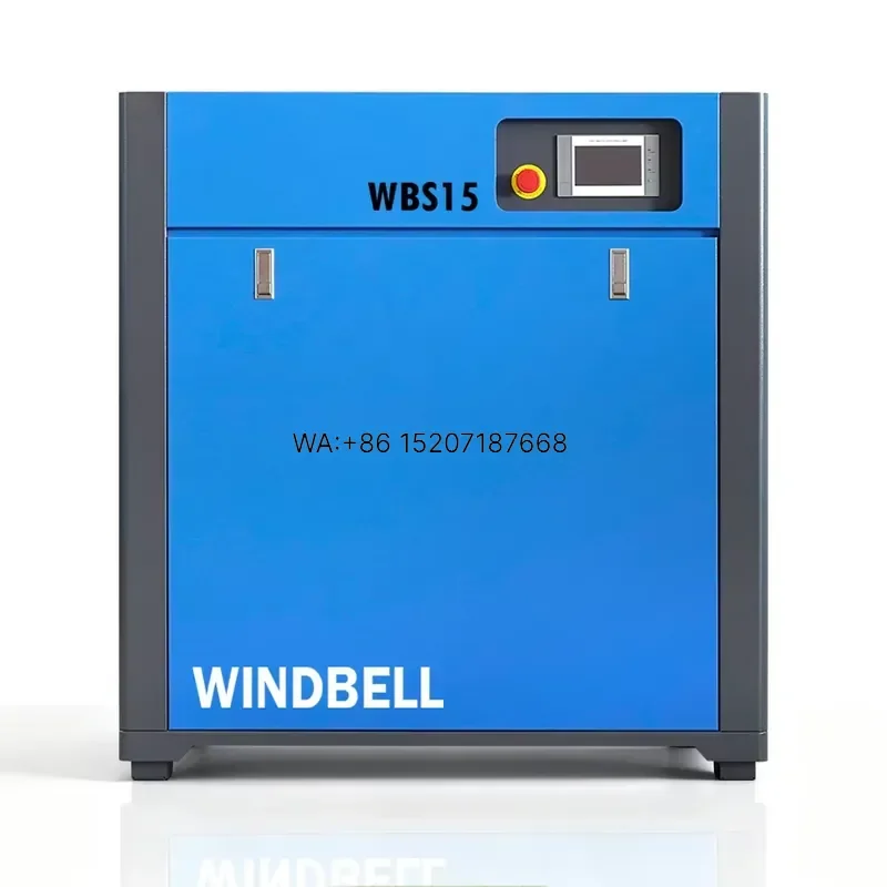 Wmwmnu for China Manufacturer 10HP 7.5KW IP55 Fixed Speed Industrial Stationary Rotary Screw Air Compressor 15KW