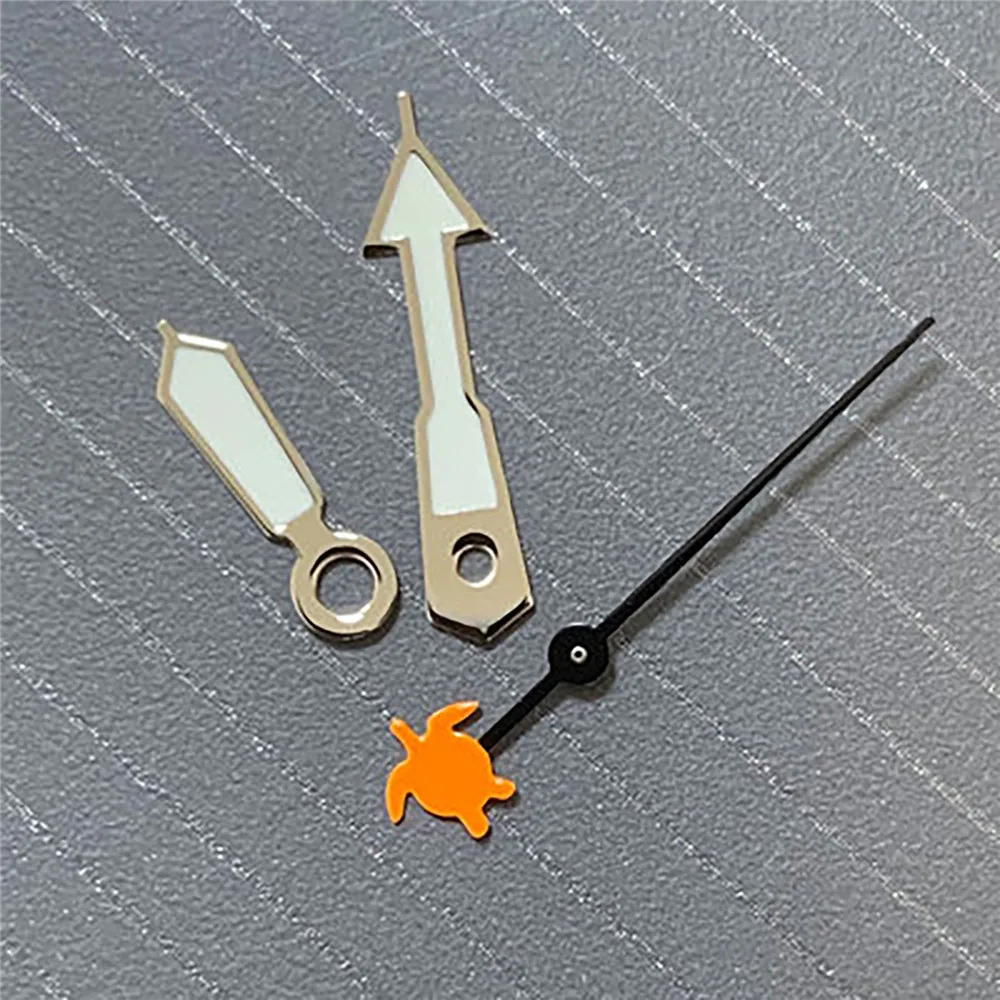

Arrow/Sword Watch Hands Green Luminous Turtle/ Fish Second Hand 12.5*12.5* 8.5MM For NH35/ NH36/ 4R/ 7S Automatic Movement