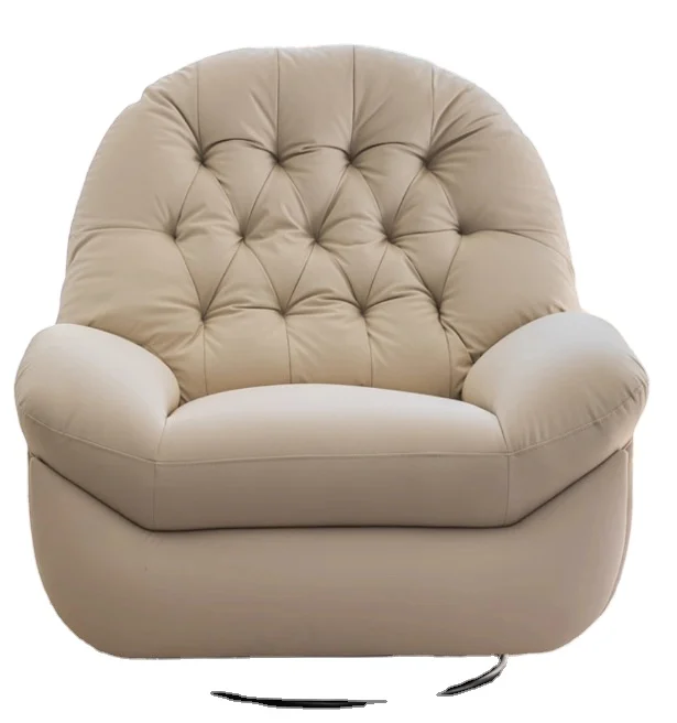 Premium First-Class Space Sofa Pod: Single Reclining Leather Electric Multi-Functional Chair for the Living Room