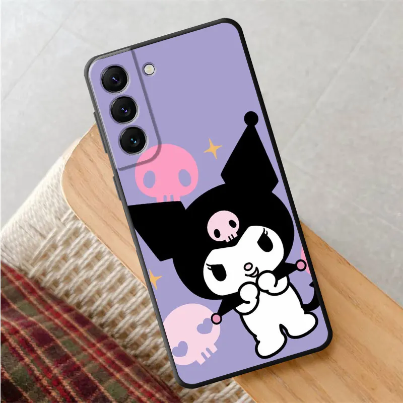 Wear A Bow Kuromi And My Melody Phone Case for Redmi Note 11 10 12 Pro 10 9 9S 8 for redmi 10C 12C 9A 9C Silicone Cover