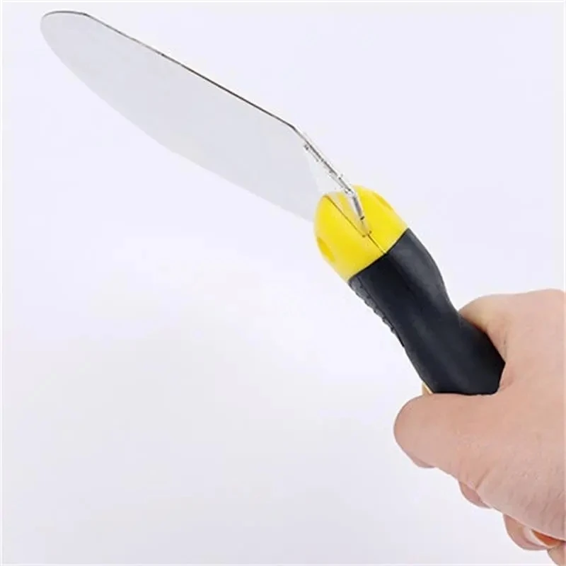 Stainless Steel Putty Knife Wall Paint Plaster Trowel Arc Ash Shovel Paint Feed Filling Scraper Blade Spatula Construction Tools