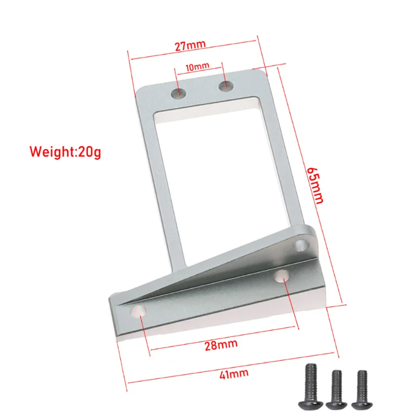Para 1/10 Capra VP F9 montaje de aleación de aluminio eje compensado Servo montaje bajo centro de gravedad chasis Y25 RC accesorios de juguete ​