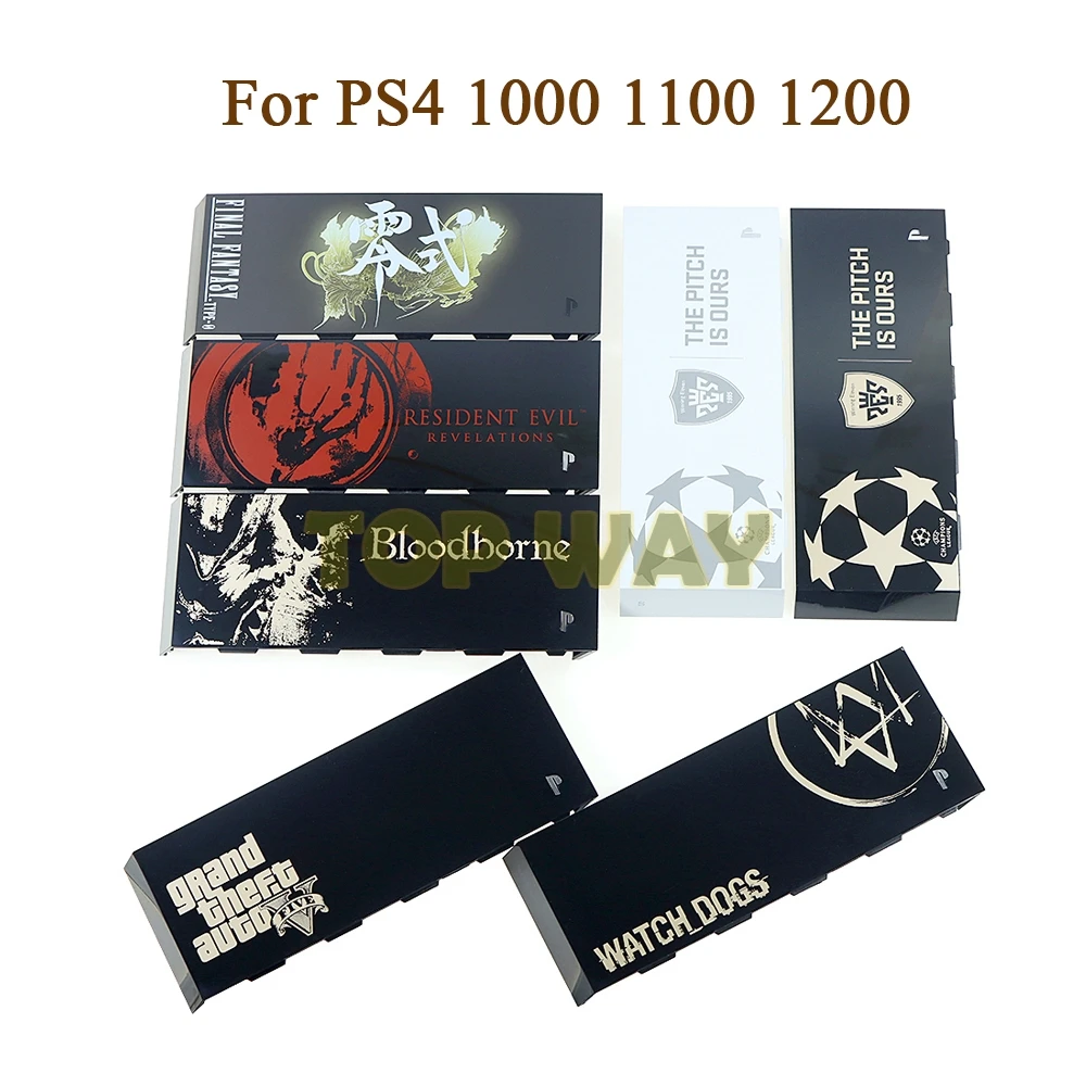 1PCS Patterned HDD Hard Scrub Disc Drive Cover Case Faceplate Protective For Playstation 4 PS4 1000 1100 1200 Console