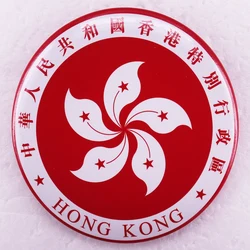 Hong Kong Pinback Button Pin Tinplate Badge Friends Gift Jewelry 58MM