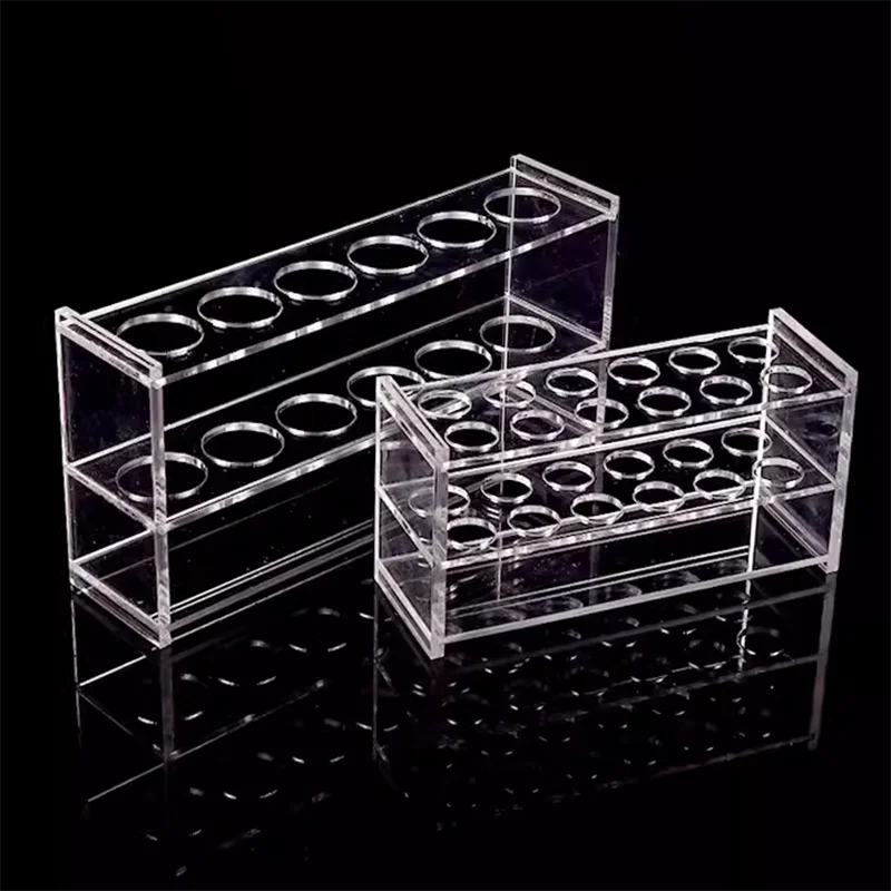 10ml 25ml 50ml 100ml plexiglass colorimetric tube rack test tube rack 6 holes 12 holes laboratory single/double row