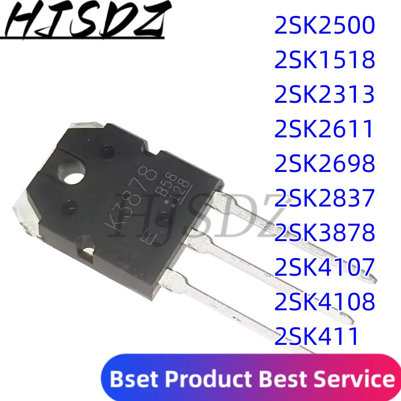 5 Piezas 2SK2500 K2500 Đến-247 TO-3P 2SK1518 2SK2313 2SK2611 2SK2698 2SK2837 2SK3878 2SK4107 2SK4108 2SK4115 K2611 K2837 K3878 k4