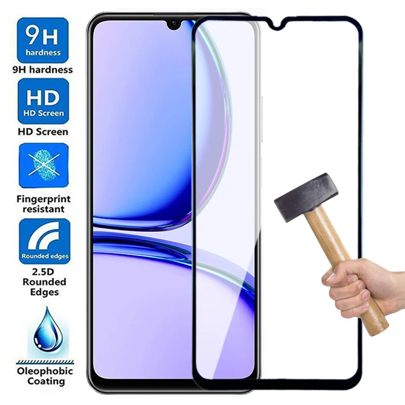 Tempered Glass For Realme C3 C11 C12 C15 C17 Screen Protector C20 C20A C21 C21Y C25 C25Y C30 C31 C33 C35 C53 C55 Protective Film