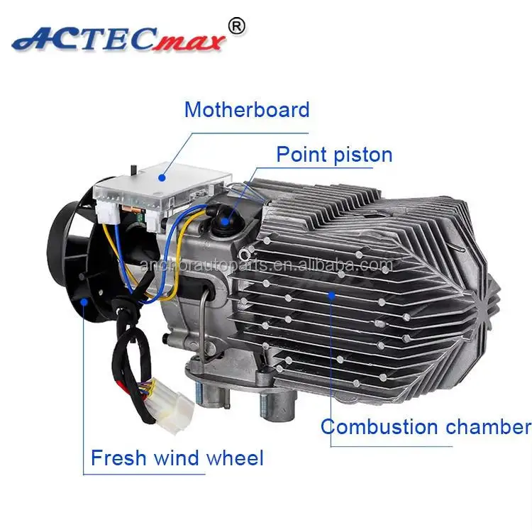 12 فولت 5KW سخان التوقف الديزل AC.157.072 المحمولة الديزل المبرد سخان 24 فولت قافلة شاحنة RV سيارة تخييم نظام تكييف الهواء #5