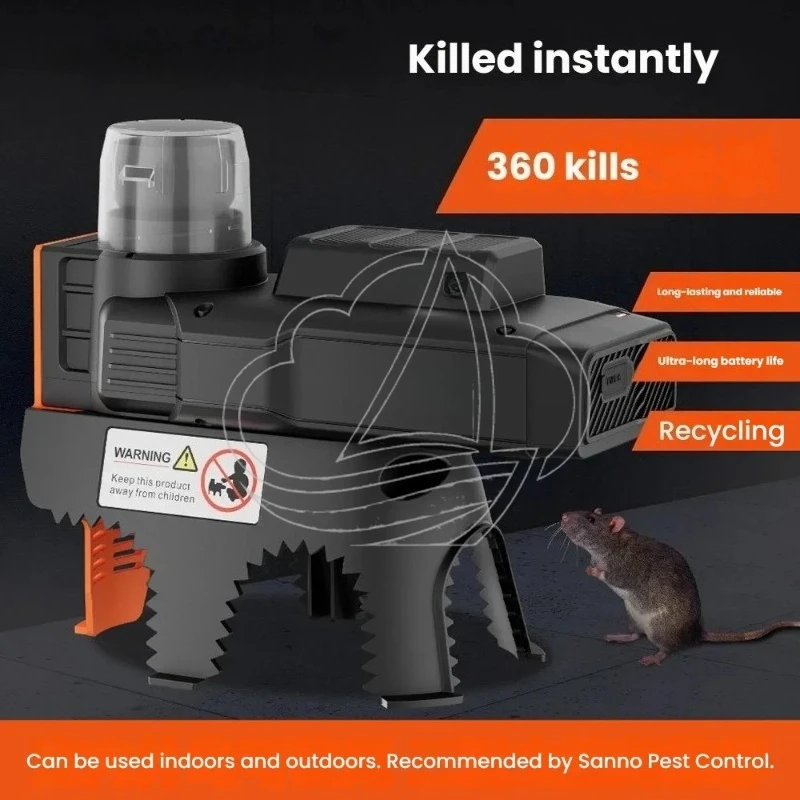 Automatic Rat Cage Trap High Efficiency Continuous Catcher for Home Pest Control