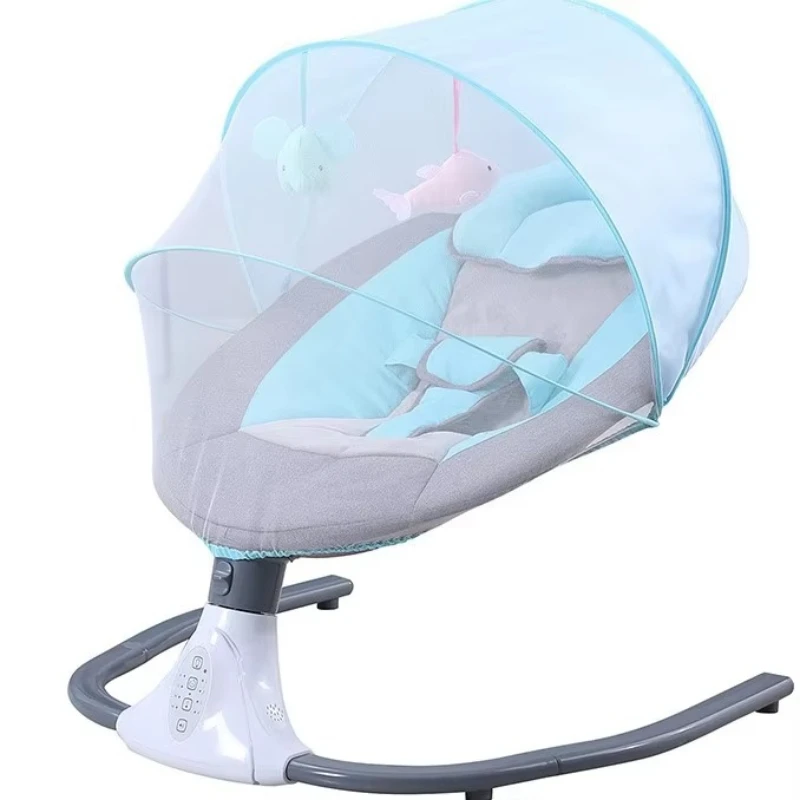 

New 5-in-1 Baby Swing Cradle Foldable Rocking Chair Portable Folding Cradle