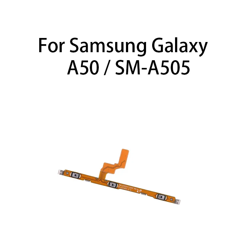 Kabel Fleksibel Tombol Volume Kunci Kontrol Sakelar Diam Daya Hidup Mati untuk Samsung Galaxy A50 / SM-A505