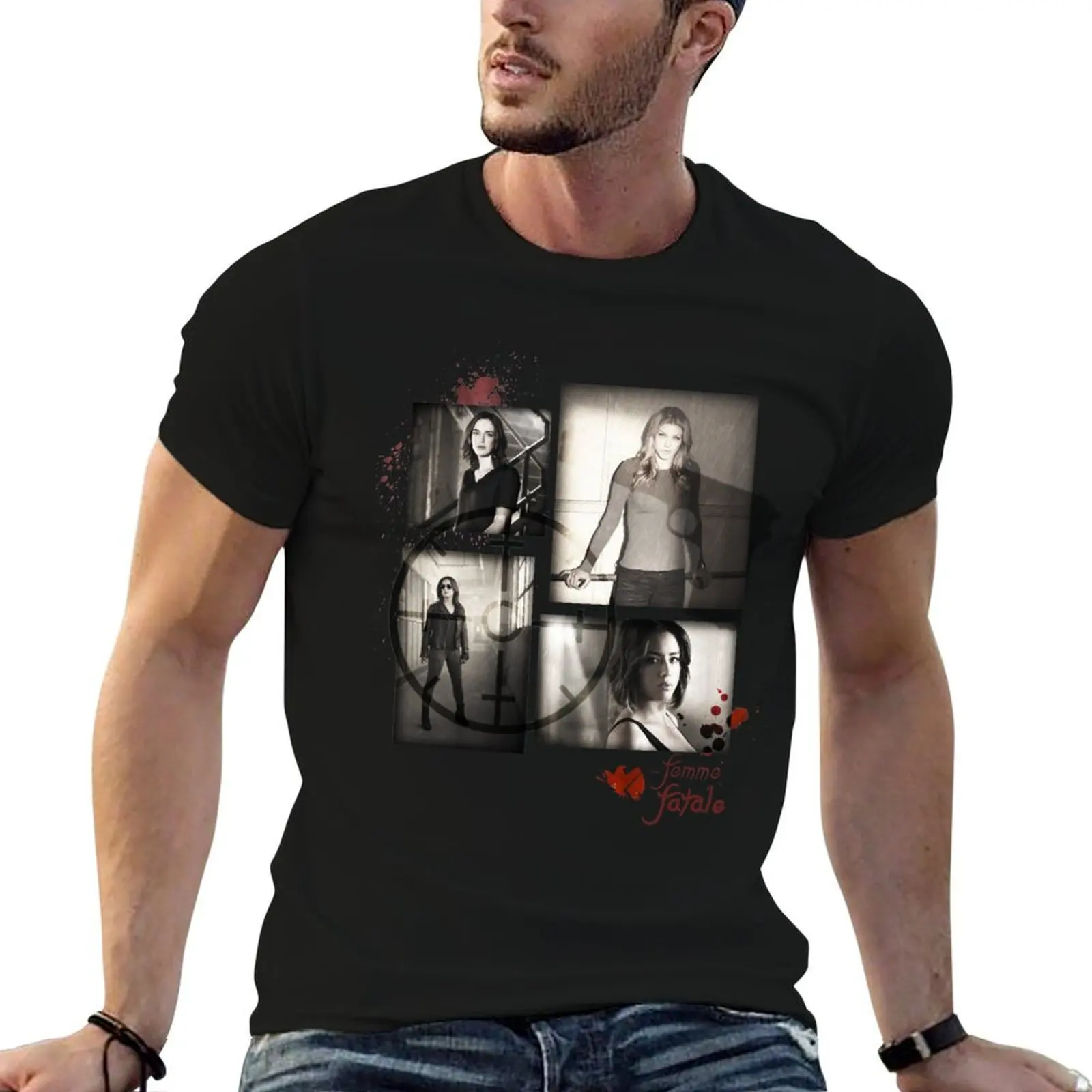 Women of SHIELD - Femme Fatale T-Shirt Funny t-shirt football t shirt fitted t shirts for men