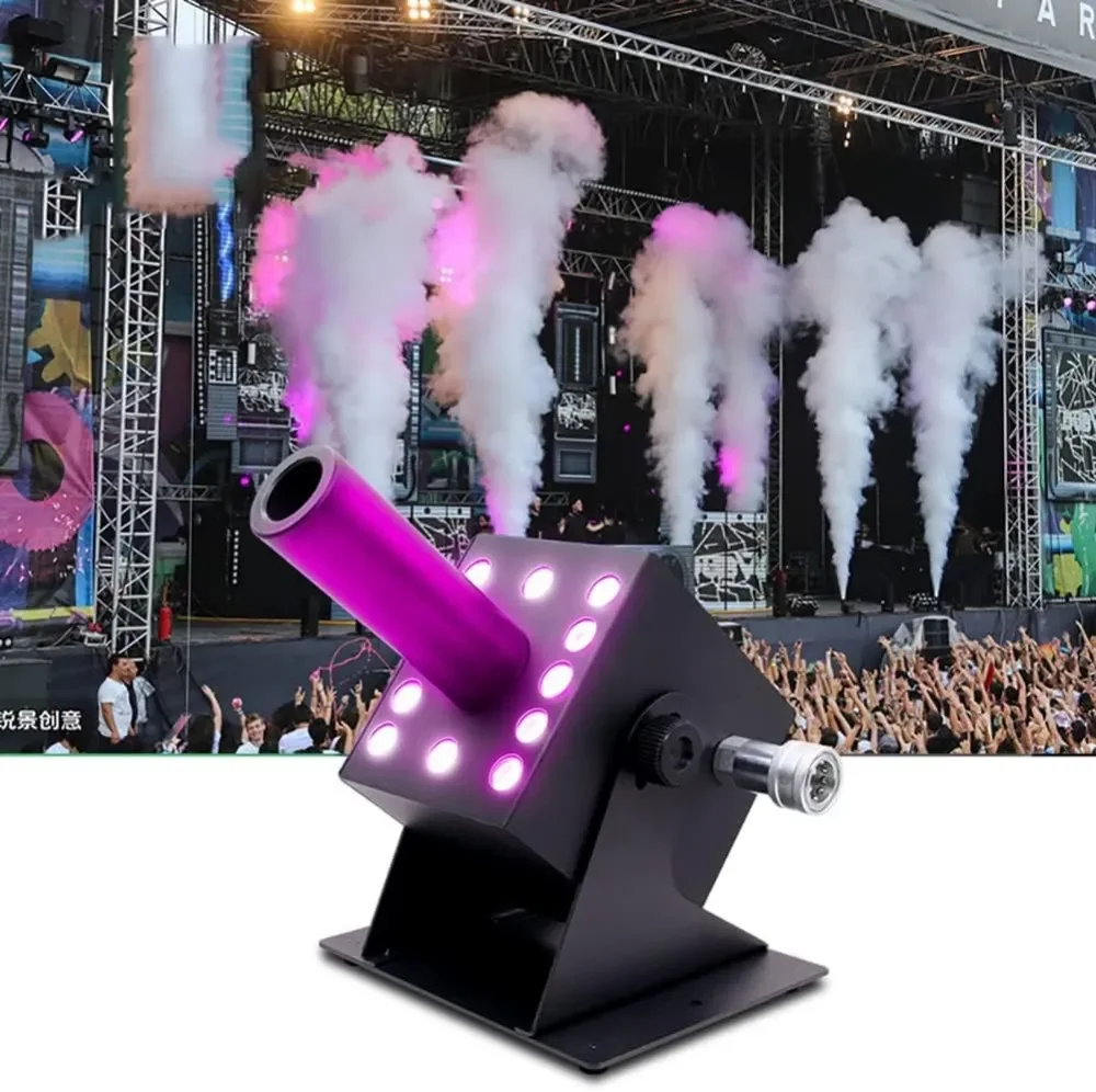 DMX 512 Mode Spray 250W Single Pipe Stage Effect Multi Angle  Cryo Jet Column Smoke Fog Machine for Party Stage Show