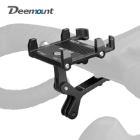 Deemount Phone Holder Y-Shape W/ interface Fits Light Action Camera 90-Degree Adjustable Alloy Road Bike Handlebar Accessories