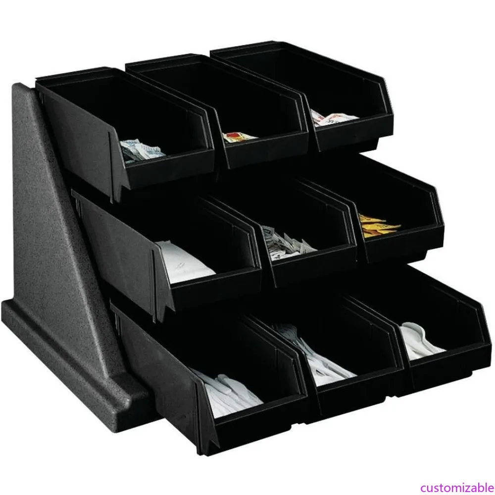 

Versatile Black 9-Bin Storage Rack by Cambro 9RS9110