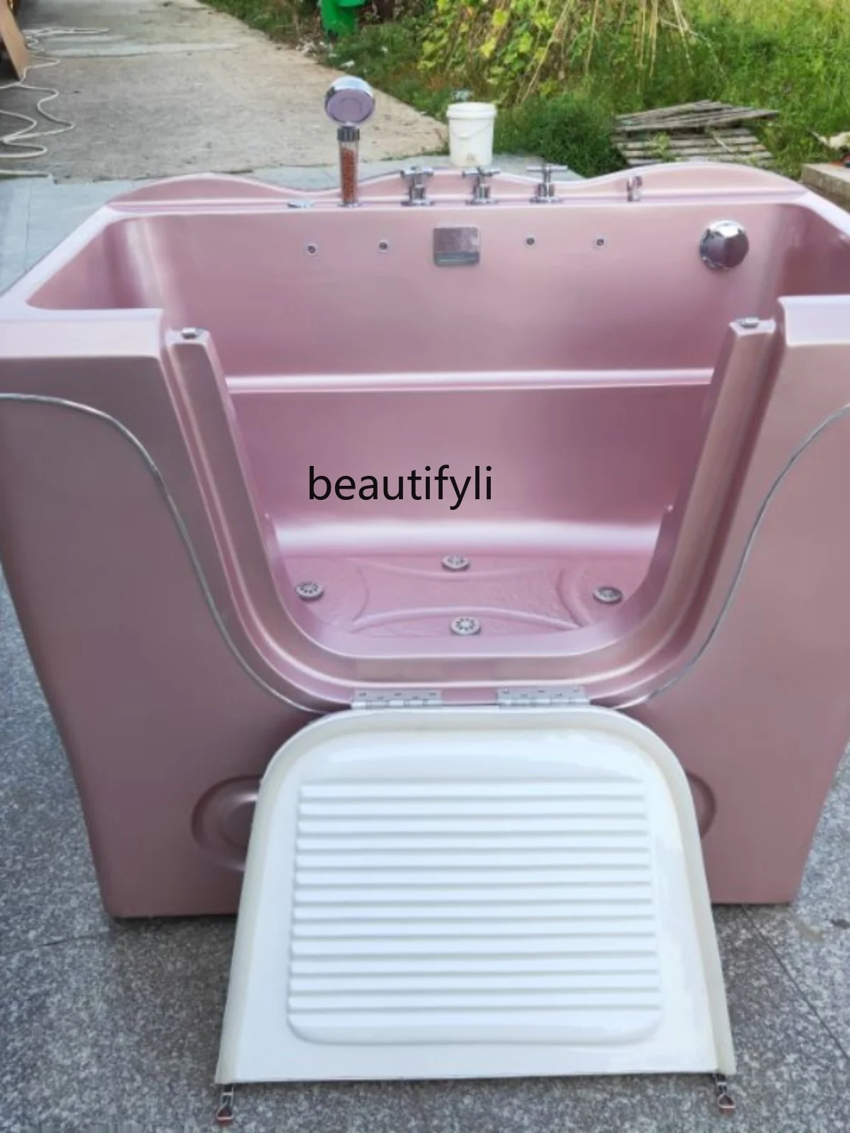 Pet Bath Acrylic Bathtub Pet Spa Machine Bath Jacuzzi Basin