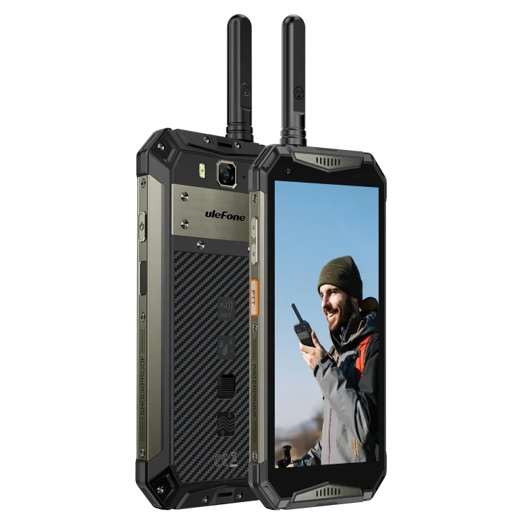 Global Ulefone Armor 20WT Walkie Talkie Rugged Phone 10850mAh 20GB+256GB 5.65 inch Dual 4G Android Smartphones