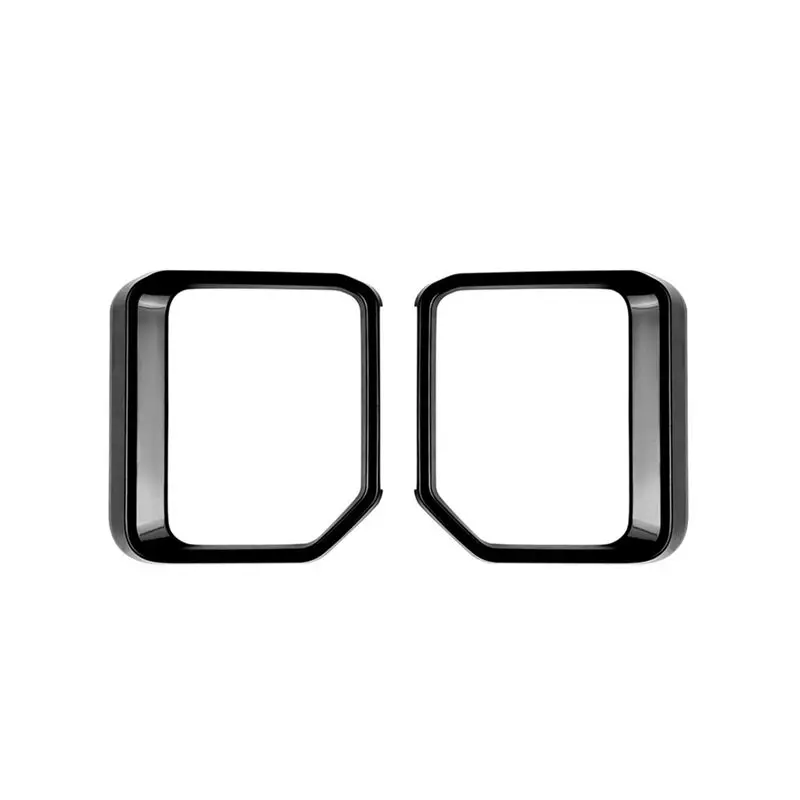 

Car Rearview Mirror Rain Eyebrow For Toyota Prado LC250 2024 Rear View Mirror Cover Trim Sticker Glossy Black