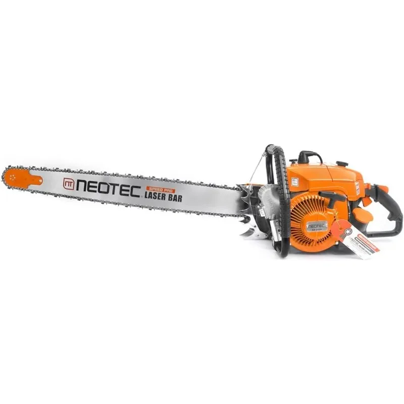 NS8105 36 inch Gas ChainSaw with Guide Bar Chain,2-Cycle Power Head 105cc Power Chain Saw 4.8KW 6.5HP