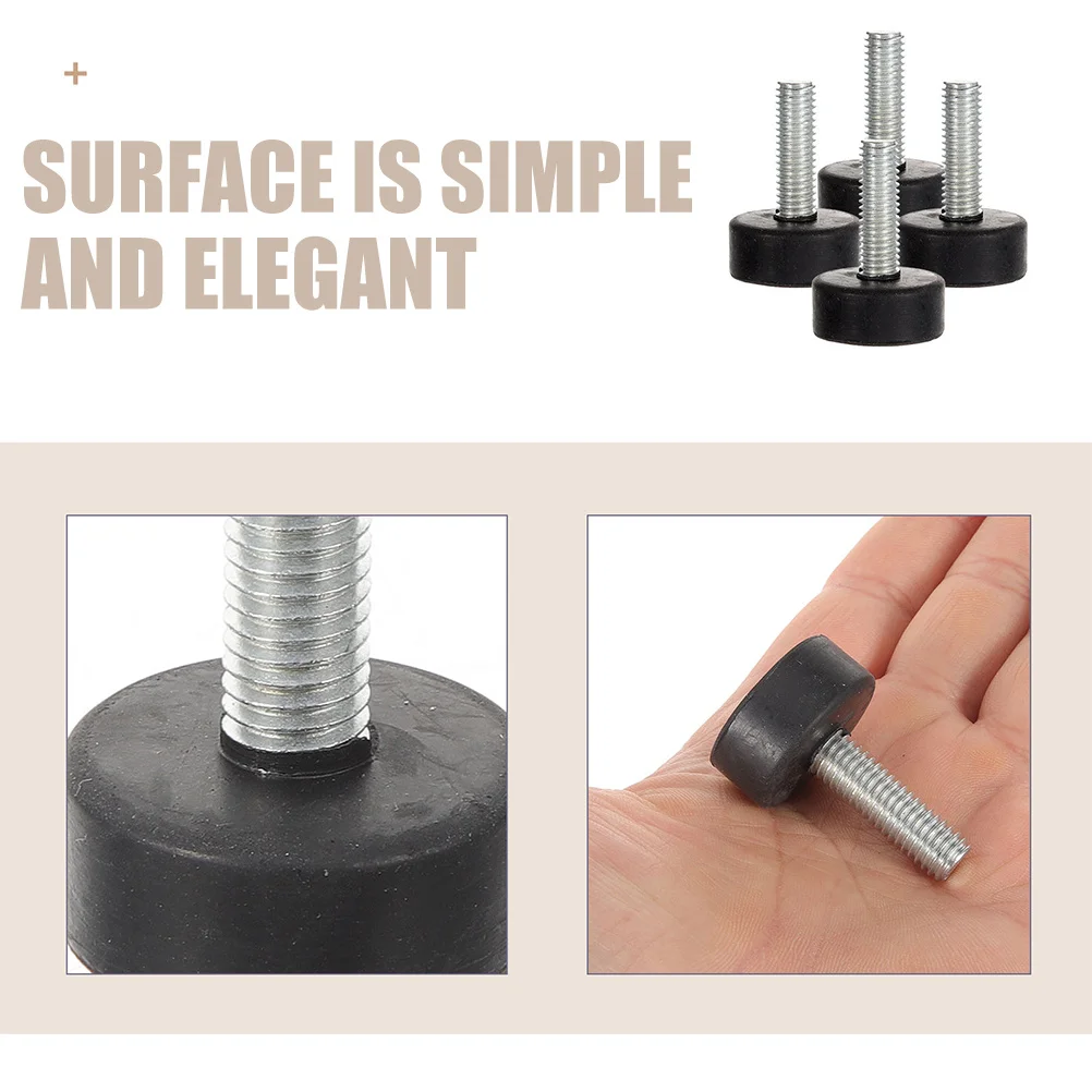 

4pcs Rubber Feet For Furniture Anti-Slip Table Leveling Pads For Chair Cabinet Machine Air Compressor Vibration Dampener Noise