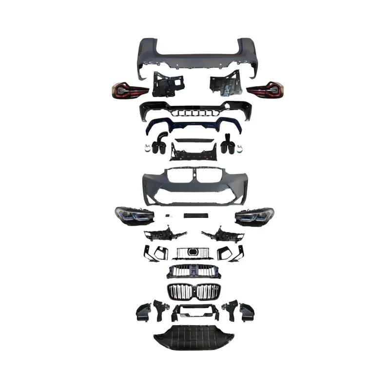 

Suitable for X3 new model X4 modified X4M front bumper G01/G02 front face bumper body kit
